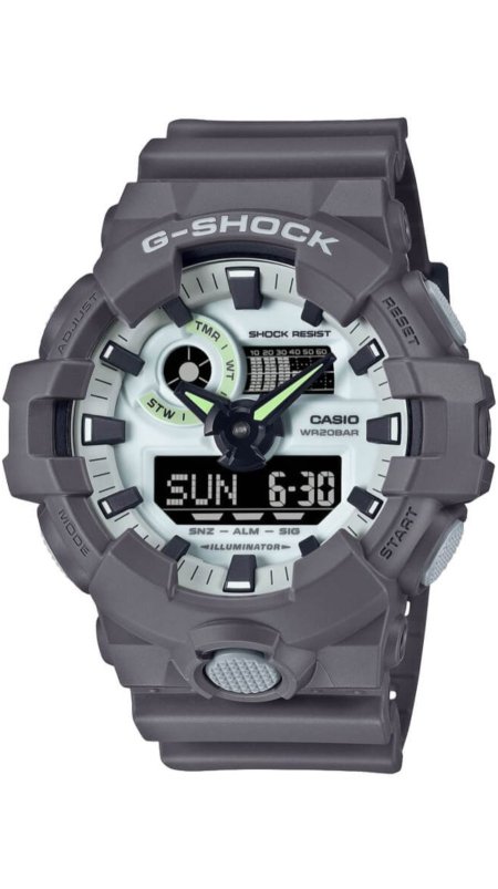 G-Shock Analog - Digital GA-700 Series GA-700HD-8ADR