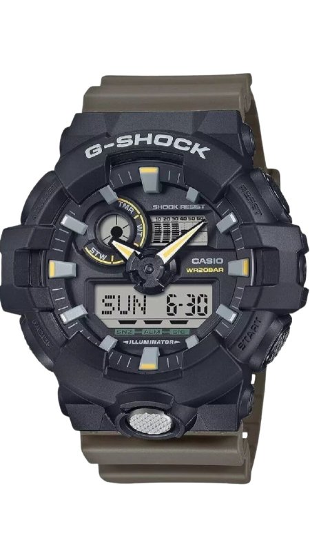 Men's Casio G-Shock Olive Green Big