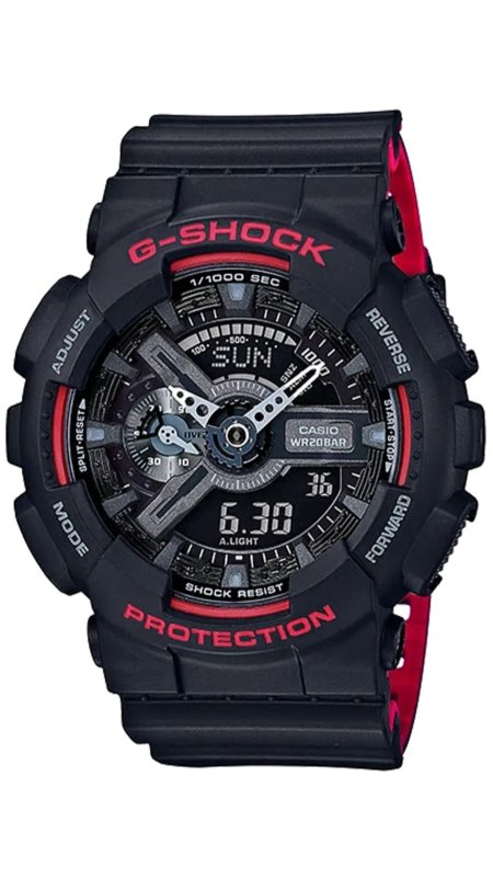 Casio G-Shock Men's Analog-Digital Quartz Watch GA-110HR-1ADR