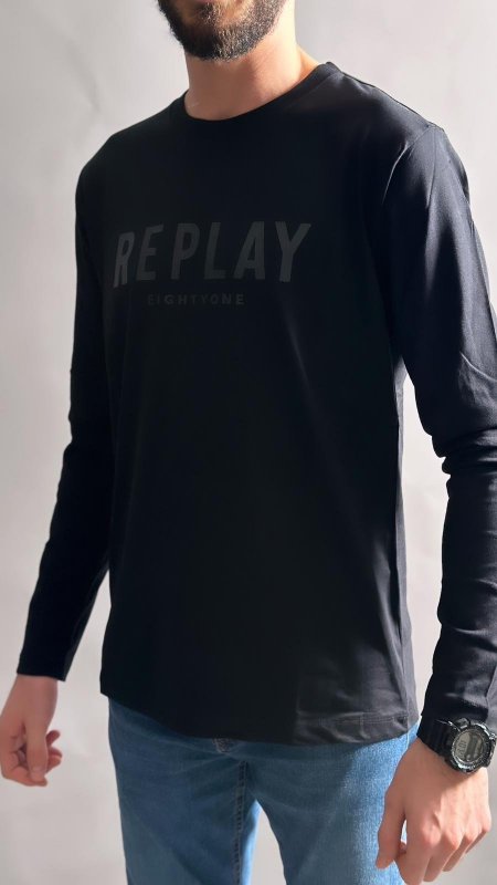 REPLAY SPRING 4007  - اسود