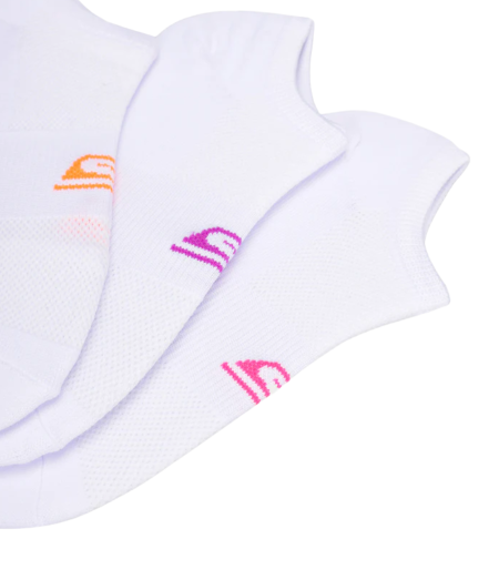 Skechers Women's 3 Pack 1/2 Terry No Show Socks