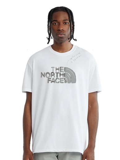 The north face رسم - ابيض