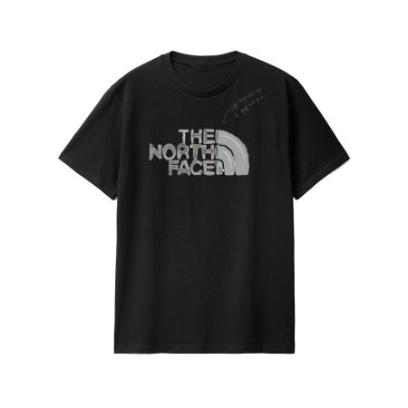 The north face رسم - اسود