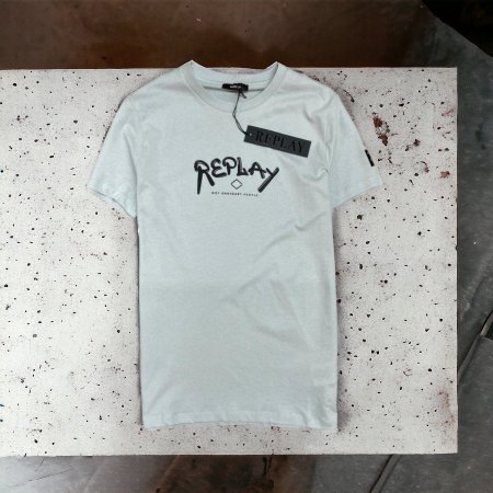 replay spring t-shirt 2222 - فستقي