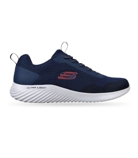 Skechers Bounder-Intread Navy Trainers 232377