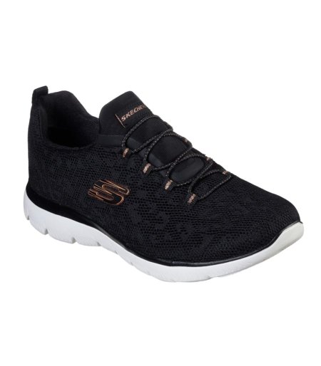 Skechers Girl's Summits Leopard Spot Trainers
