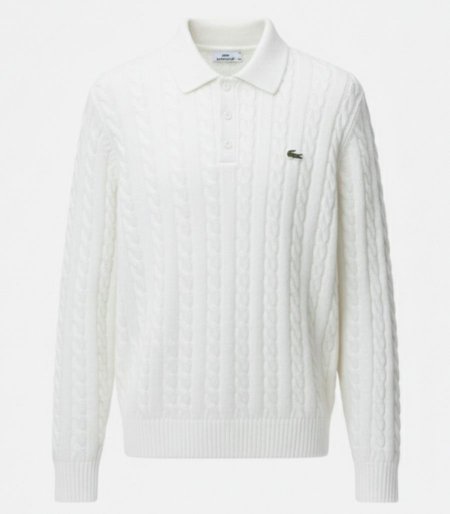 بلوز lacoste صوف قبة