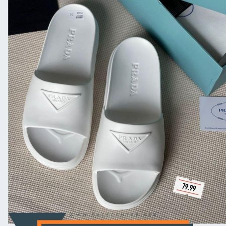 Prada Rubber Slides bajj - بيج