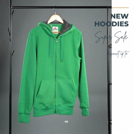 borderline hoodies - اخضر فاتح