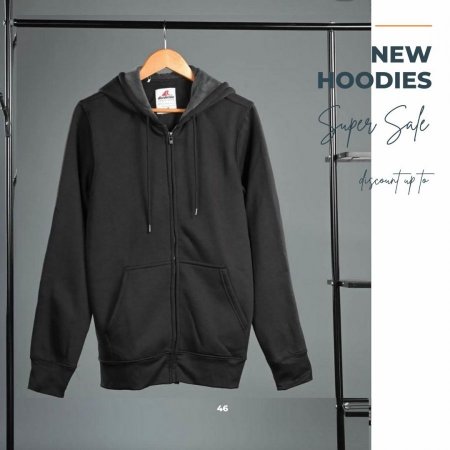 borderline hoodies - أسود