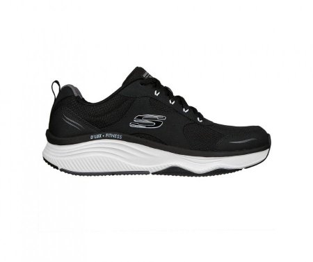 Skechers Men Sport D'Lux Fitness Shoes - 232359-BKW	