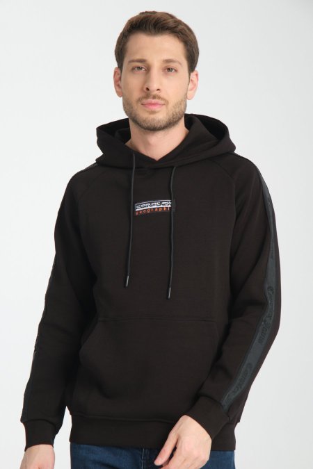 complex hoodies c005 - اسود